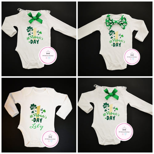 My 1st Saint Patrick Day Vest 0m - 24 months