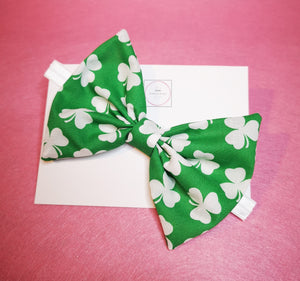 Green Shamrock Maxi Bow