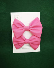 Load image into Gallery viewer, Plain Pigtail Bow 2 piece 3.5 inch