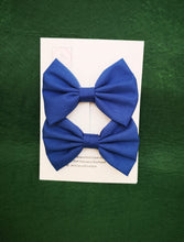 Load image into Gallery viewer, Plain Pigtail Bow 2 piece 3.5 inch