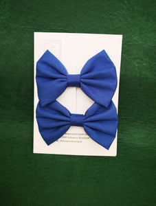 Plain Pigtail Bow 2 piece 3.5 inch