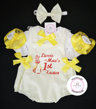 Load image into Gallery viewer, Flopsy Bunny Easter Romper Outfit  0m - 24 months