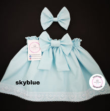 Load image into Gallery viewer, Plain Skirt and Hairbow Newborn - 10 years