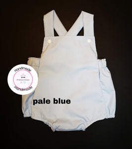 Plain boys romper outfit 0m-24 months