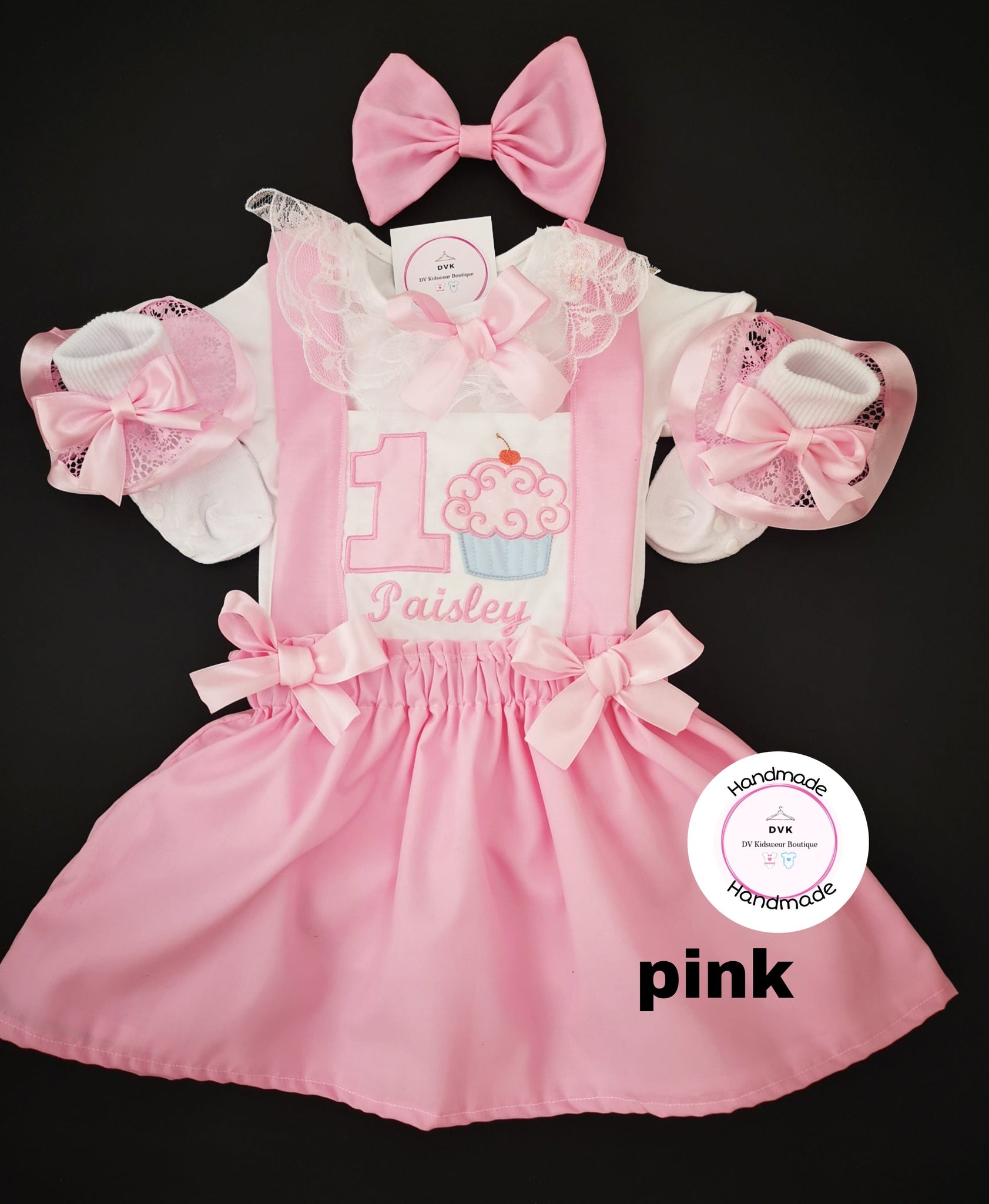 Cupcake Dress Birthday Outfit 0m - 5 years DVK Kidswear Boutique Cupcake Dress Birthday Outfit 0m - 5 years DVK Kidswear Boutique
