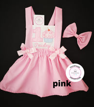 Load image into Gallery viewer, Cupcake Dress Birthday Outfit 0m - 5 years