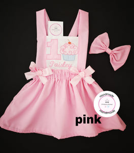 Cupcake Dress Birthday Outfit 0m - 5 years