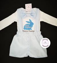 Load image into Gallery viewer, Easter Bunny Dungaree Short Whole Outfit Newborn - 5 years