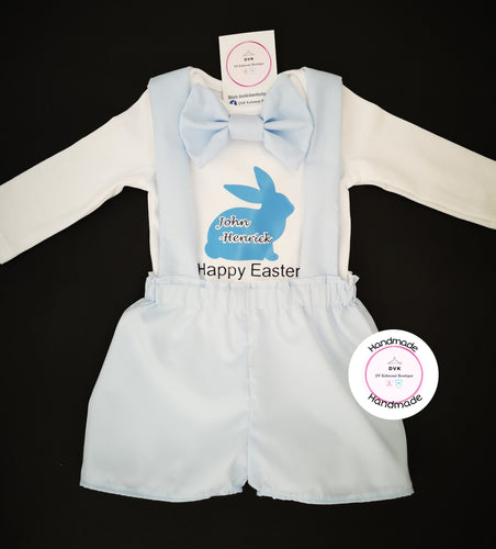 Easter Bunny Dungaree Short Whole Outfit Newborn - 5 years