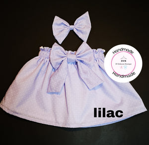 Dotty Skirt and Hairbow 0m - 10 years