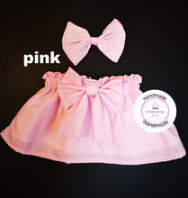 Load image into Gallery viewer, Plain Skirt and Hairbow Newborn - 10 years