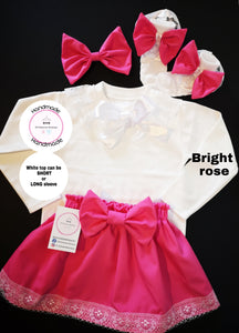 Plain Skirt Outfit Newborn - 10 years