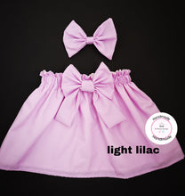 Load image into Gallery viewer, Plain Skirt and Hairbow Newborn - 10 years