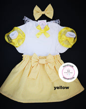 Load image into Gallery viewer, Gingham Skirt Whole Outfit Newborn - 10 years