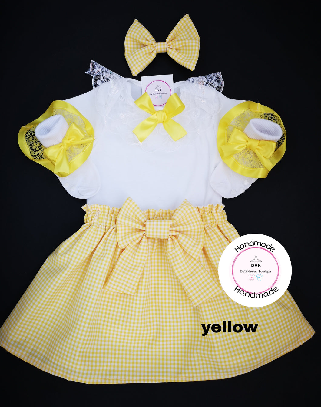 Gingham Skirt Whole Outfit Newborn - 10 years