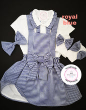 Load image into Gallery viewer, Gingham Pinafore Dress School Uniform Outfit 2 years - 13 years