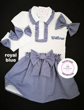 Load image into Gallery viewer, Gingham Personalised Skirts Uniform Outfit 2 years - 13 years