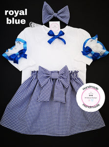 Gingham Skirt Whole Outfit Newborn - 10 years