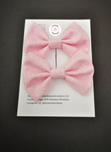 Load image into Gallery viewer, Dotty Pigtail Bow 2 piece 3.5 inch