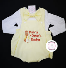 Load image into Gallery viewer, Peter Bunny Easter Romper Outfit 0m -24 months