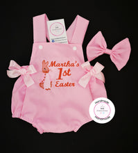 Load image into Gallery viewer, Flopsy Bunny Easter Romper Outfit  0m - 24 months