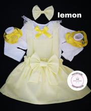 Load image into Gallery viewer, Dotty Pinafore Square Dress Outfit 0m - 10 years