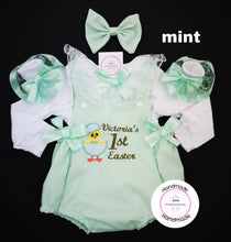 Load image into Gallery viewer, Egg Chick Easter Romper Outfit  0m - 24 months