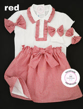 Load image into Gallery viewer, Gingham Skirts Uniform Outfit 2 years - 13 years