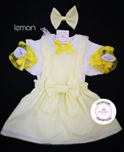 Load image into Gallery viewer, Plain Pinafore Square Dress Outfit 0m - 10 years