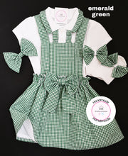 Load image into Gallery viewer, Gingham Pinafore Dress School Uniform Outfit 2 years - 13 years