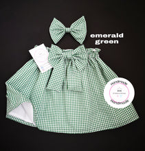 Load image into Gallery viewer, Gingham Skirt and Hairbow 0m - 13 years