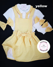 Load image into Gallery viewer, Gingham Pinafore Dress School Uniform Outfit 2 years - 13 years