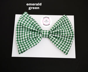 Gingham Bow