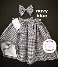 Load image into Gallery viewer, Gingham Skirt and Hairbow 0m - 13 years