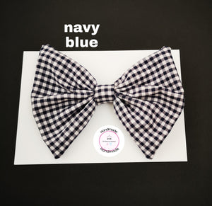 Gingham Bow