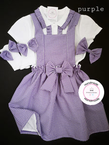 Gingham Pinafore Dress School Uniform Outfit 2 years - 13 years