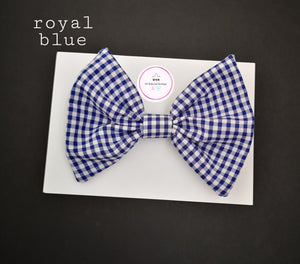 Gingham Bow