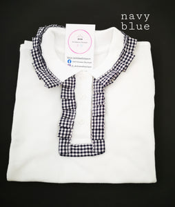Gingham School Polo Shirts 3 years - 13 years