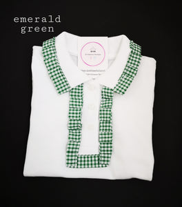 Gingham School Polo Shirts 3 years - 13 years