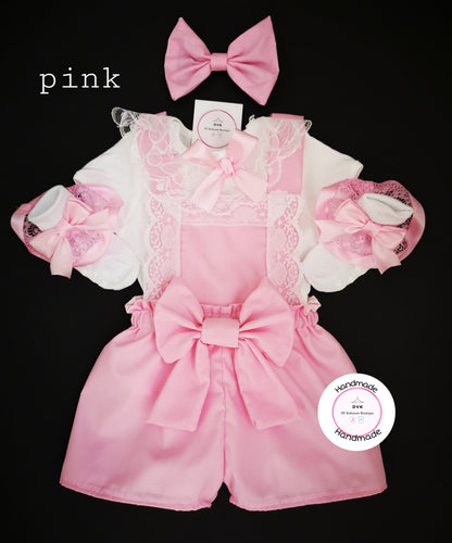 Plainy Lace Playsuit Outfit 0m - 10 years
