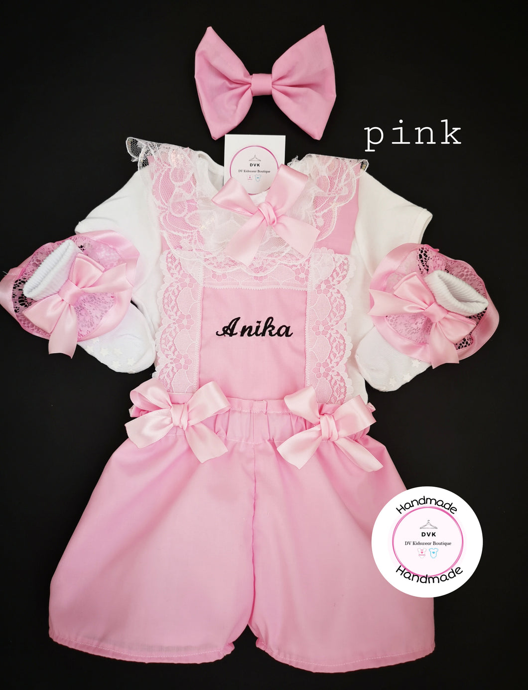 Plain Playsuit Personalised Outfit 0m - 10 years