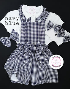 Gingham Playsuit School Uniform Outfit 2 years - 13 years