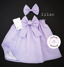 Load image into Gallery viewer, Gingham Skirt and Hairbow 0m - 13 years