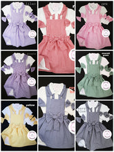 Load image into Gallery viewer, Gingham Pinafore Dress School Uniform Outfit 2 years - 13 years