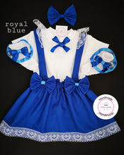 Load image into Gallery viewer, Plain Pinafore Two Strap Dress Whole Outfit Newborn - 10 years