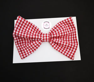 Gingham Bow