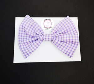 Gingham Bow