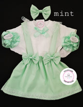 Load image into Gallery viewer, Plain Pinafore Two Strap Dress Whole Outfit Newborn - 10 years