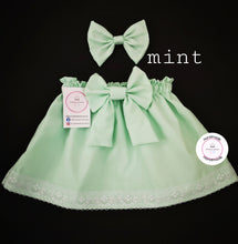 Load image into Gallery viewer, Plain Skirt and Hairbow Newborn - 10 years