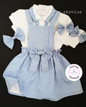 Load image into Gallery viewer, Gingham Pinafore Dress School Uniform Outfit 2 years - 13 years